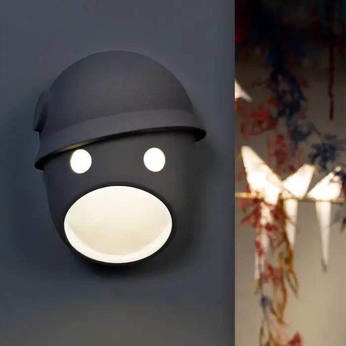 Applique Murale LED Moderne Créative en Résine, Luminaire Décoratif d'Nik, Idéal pour une Chambre à Coucher, un Salon ou des Escaliers