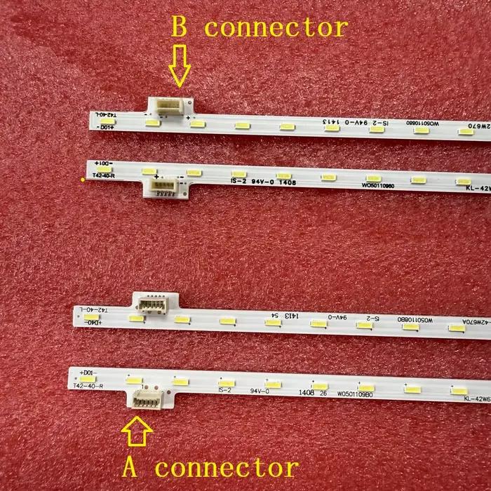 Bande LED pour SONY KDL-42W67 KDL-42W828B KDL-42W650A KDL-42W653A KDL-42W654A KDL-42W829B KDL-42W706B KDL-42W705B KDL-42W815B