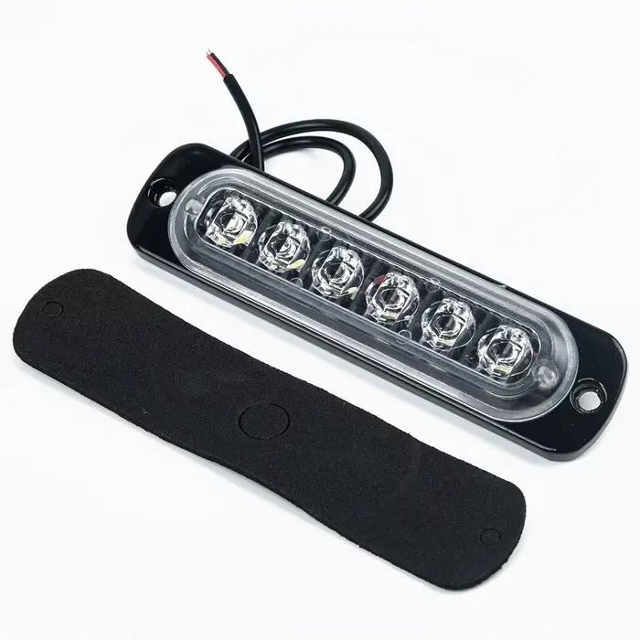 Voiture 12W 12v LED barre lumineuse de travail lampe de conduite antibrouillard pour tout-terrain SUV voiture bateau camion phares LED feux de jour