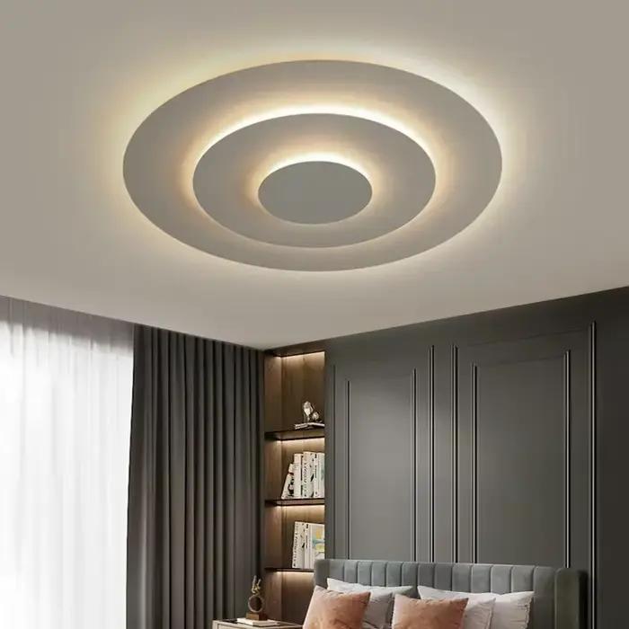 Plafond moderne LED à intensité variable pour salon chambre cuisine étude avec certification CCC CE CQC UL LVD