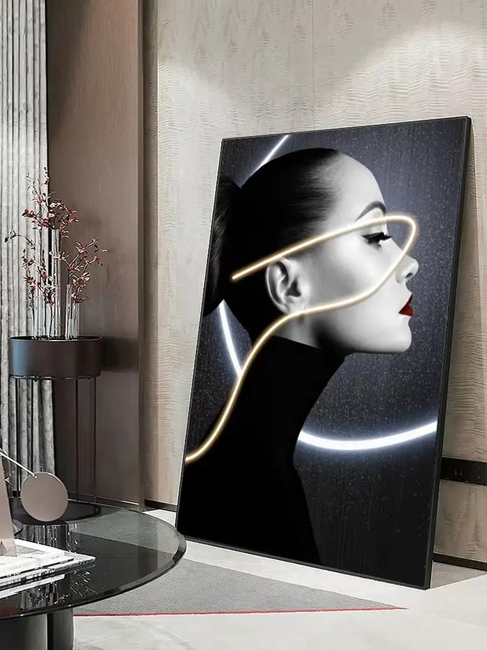 Applique Murale LED au Design Moderne, Luminaire Décoratif de Luxe, Idéal pour un Couloir, un Salon, une Salle à Manger ou une Chambre à Coucher