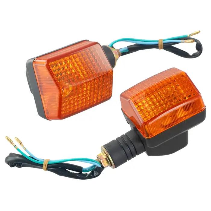 Lampe de Signalisation de Voiture 12V 10W, pour Honda CB 250 350 400 500 650 900, Ombre 750 Ambre, Accessoires de Moto, 2 Pièces