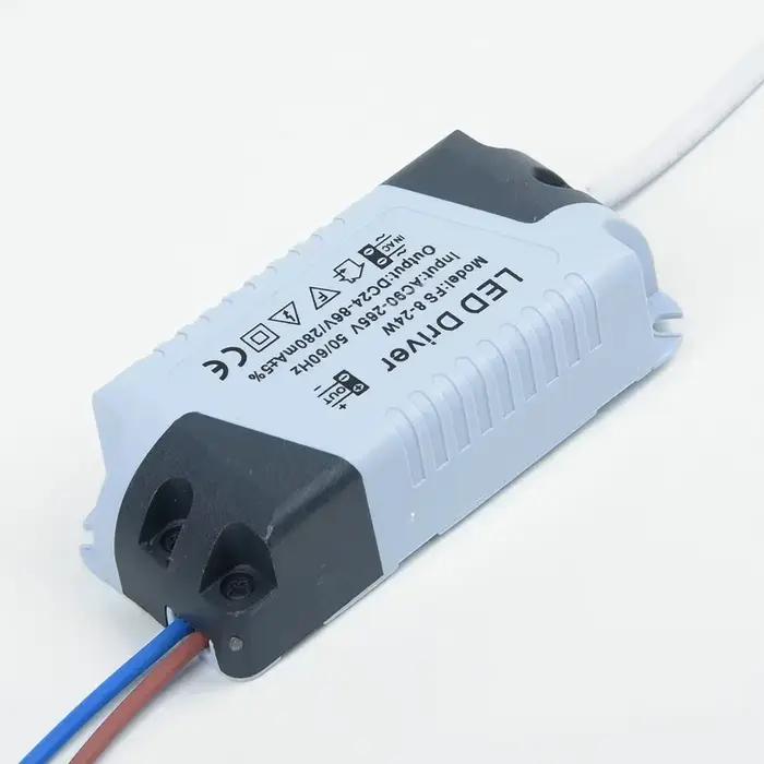 Pilote LED 8-18W 8-24W pour LED plafonnier unité d'alimentation transformateurs d'éclairage