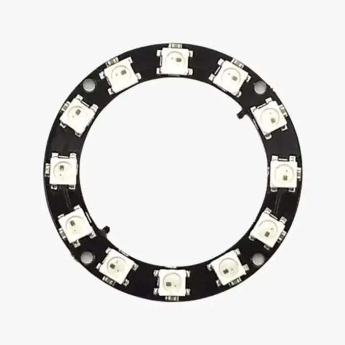 Anneau LED NeoPixel RGB adressable individuellement, 5V, pour Arduino WS2812, lampe de pilote polychrome, Portable pour la décoration de la maison