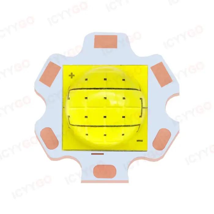 Perles de puce LED haute puissance 72W, 110MM, Diode LED, DC3V 6V 24V 3A 12A 24A, lampe de poche LED, phare, bricolage, accessoires LED 6000-8000K