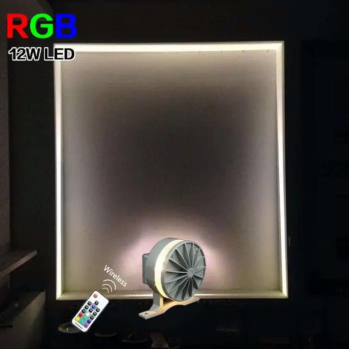 Applique murale LED RGB pour rebord de fenêtre, pour cadre de fenêtre, KTV, Villa, porte, hôtel, Bar, couloir, sans fil, Bluetooth, 360 degrés