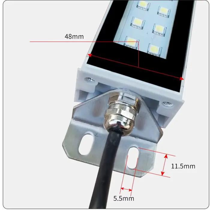 Lampes LED en Alliage d'Aluminium, Éclairage Industriel Étanche, pour Garage, Gym, Usine, Entrepôt, AC 110V-220V, 24V-36V, IP65, IP67