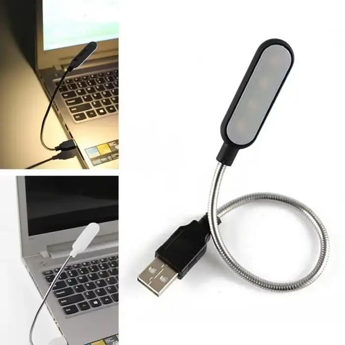 Lampe de lecture USB 62 Mini éclairage de clavier ordinateur portable banque alimentation veilleuse LED pour études et travail nocturne