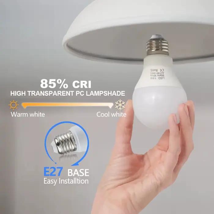 4 pcs/lot ampoules LED E27 AC 220 V SMD2835 3 W 6 W 9 W 12 W 15 W 18 W maison intérieure chambre lampes LED ampoule blanc froid/chaud