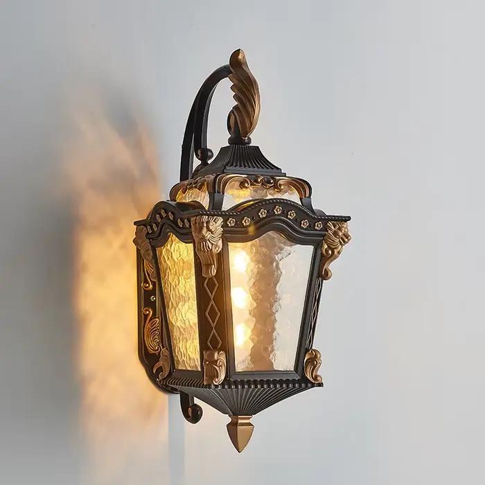 Applique murale extérieure rétro, éclairage de nuit pour Villa, jardin, porte, Patio, lampe de porche Vintage, étanche E27