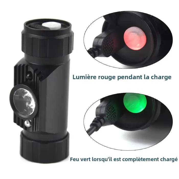 BORUiT 020 capteur de mouvement LED phare 1000LM type-c