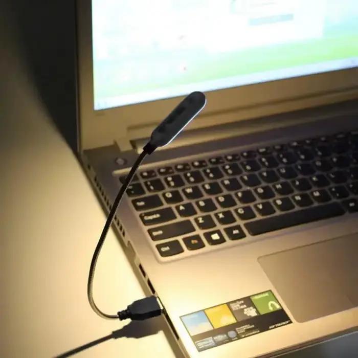Lampe de lecture USB 62 Mini éclairage de clavier ordinateur portable banque alimentation veilleuse LED pour études et travail nocturne