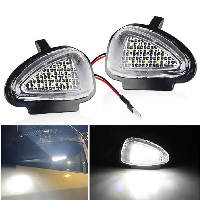 Ampoules CANBUS LED blanches sous miroir pour Voiture, pour VW Golf GTi MK6 6 MKVI 2010-2014 Touran 2010-2019, 2 pièces