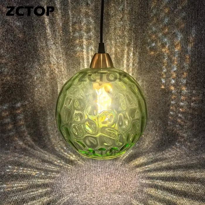 Lampe suspendue en verre coloré moderne pour salon, chambre, hôtel, cuisine, restaurant et autres espaces occasions spéciales