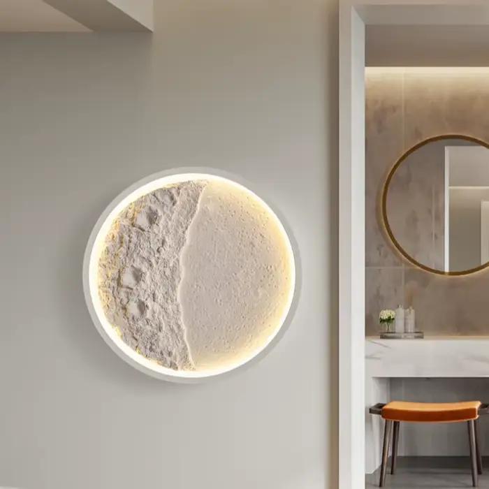 Applique murale en gypse, lumière en Relief d'art célèbre sur Internet, Style Instagram, créative, à la mode, personnalisée, lumière de lune Simple et moderne