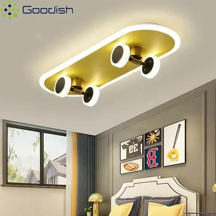 Lustres LED créatifs de style Bauhaus médiéval pour la décoration du salon