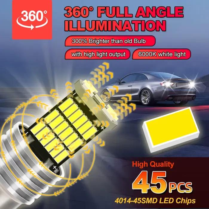 2 pièces Canbus voiture LED DRL pour Volkswagen VW Jetta IV MK6 2011 2012 2013 2014 2015 2016 2017 2018 LED ampoules de feux de jour