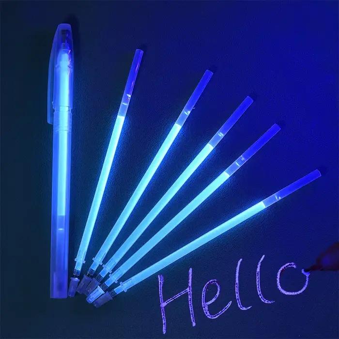 Ensemble de stylos structurels ents invisibles UV, recharge haute capacité, lampe UV, éclairage, cuir, marqueurs de couture, étudiants, maison, bricolage, artisanat