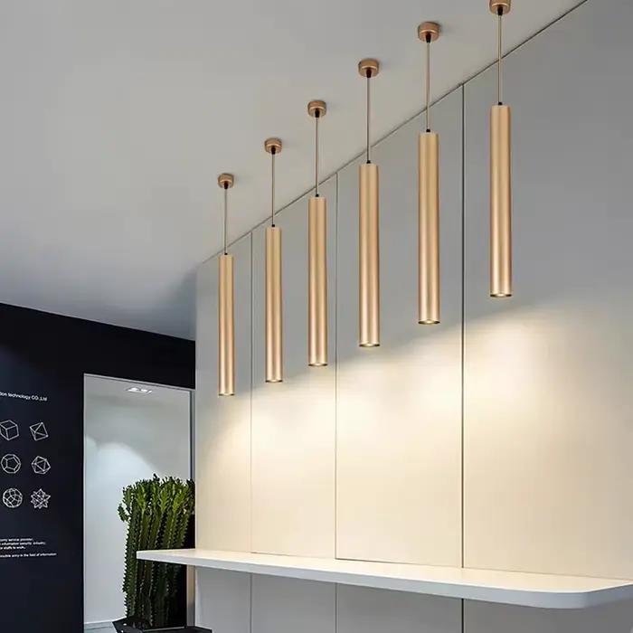 Suspension LED nordique réglable pour cuisine, chevet, restaurant - Luminaires suspendus AC