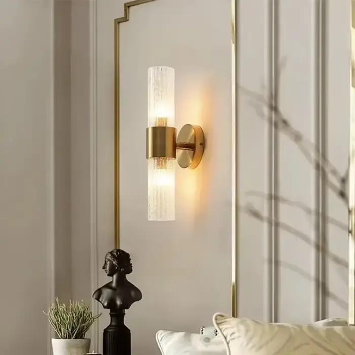 Applique Murale de Luxe en Clip Morden avec Ampoules LED, pour Chambre à Coucher, Salon, Fond d'Éclairage Nik, pour la Maison