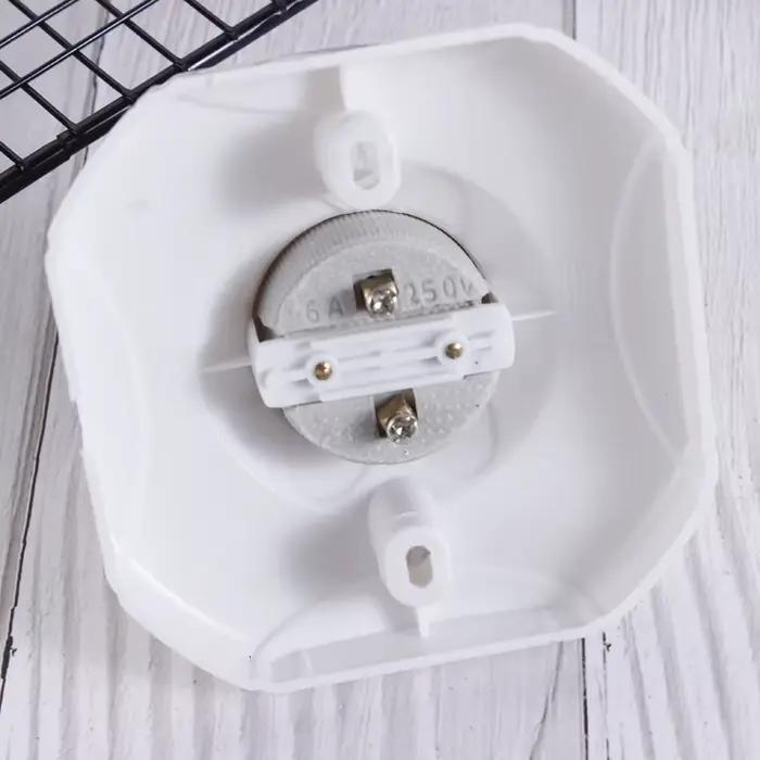 Ampoule LED suspendue carrée en céramique E27, vis de Base, doublure en bakélite, support de lampe ignifuge 6A, accessoires d'éclairage, 1 pièce