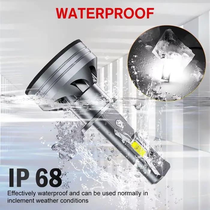 Ampoules de phares LED HL H1 1600W 500000lm, ampoules de voiture haute puissance H1 9005 HB3 9006 HB4, feux antibrouillard 6000K, utilisation tout-terrain 12V 24V