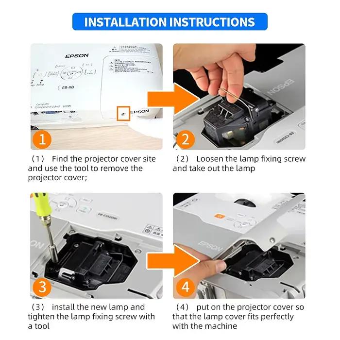 Lampe de rechange BL-FP180F de haute qualité avec boîtier pour Optoma ES550 ES551 EX550 EX551 DX327 DX329 DS327 DS329 Qurtors