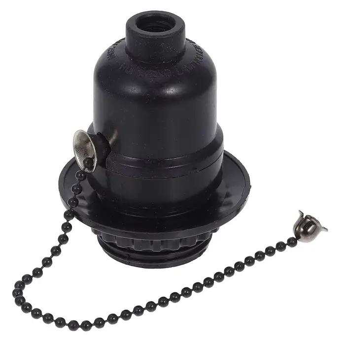 Kit de fil interrupteur noir pour douille de lampe robuste et élégante pour lampes de table et luminaires divers occasions