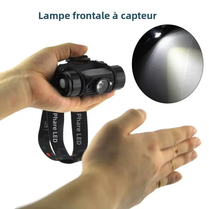 BORUiT 020 capteur de mouvement LED phare 1000LM type-c