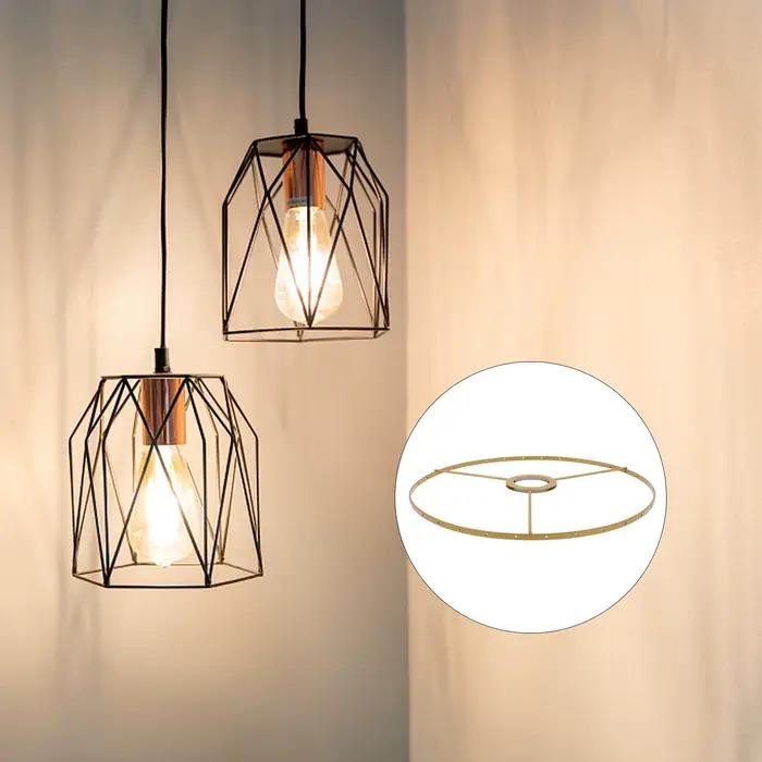 Support de suspension en métal pour abat-jour de plafond 28 cm