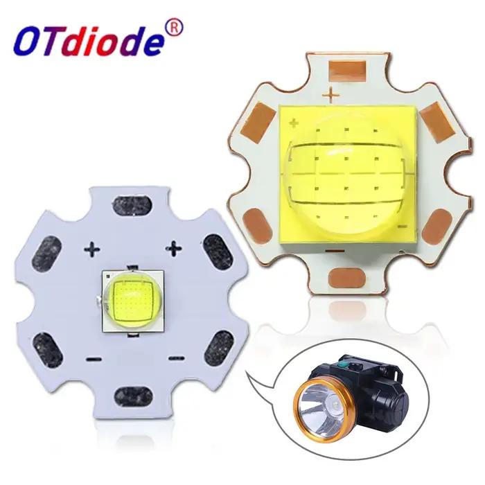Puce LED COB XLM T6 perles XHP70 XHP90 XHP110 3A6A 9A10A 24A 10W18W24W45W72W DC3-5V DC6-8V DC24V LED pour lampe de poche phare bricolage