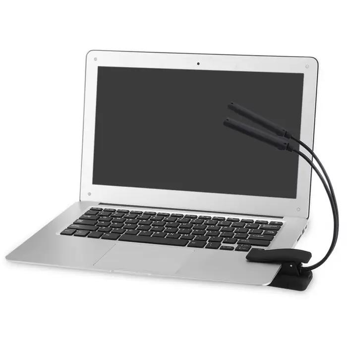 6W LED USB Dimmable Clip sur lampe de lecture pour ordinateur Portable