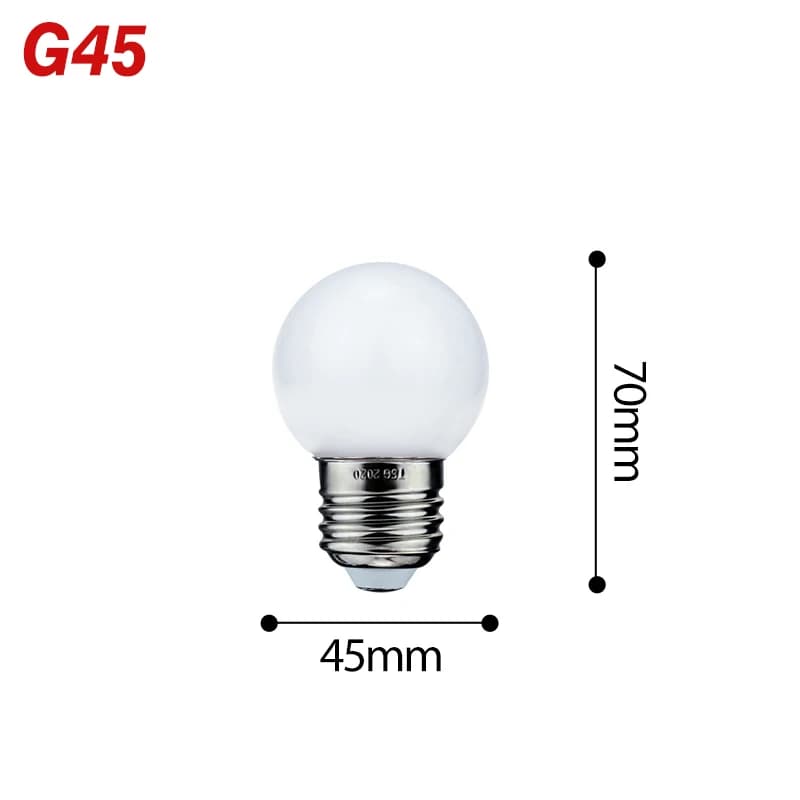Lampada lampe à LED ampoule E27 3W 5W ampoule en verre laiteux A60 G80 G95 G45 Globe boule ampoule 1