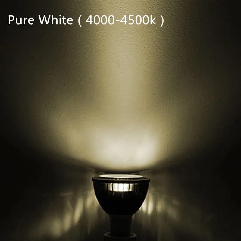 Éclairage MR16/GU5.3 LED projecteur lampe à LED à intensité variable 3W 4W 5W 12V 110V 220V rouge ve