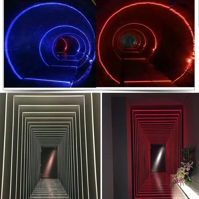 LED appliques murales AC85-220V moderne maison décorative en aluminium fenêtre lampe couloir lampe e