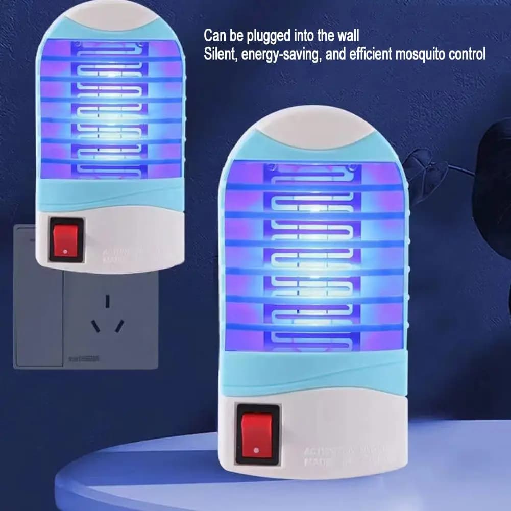1pc LED ménage intérieur moustique tueur lampe lumière UV leurres dans une grille haute tension élec