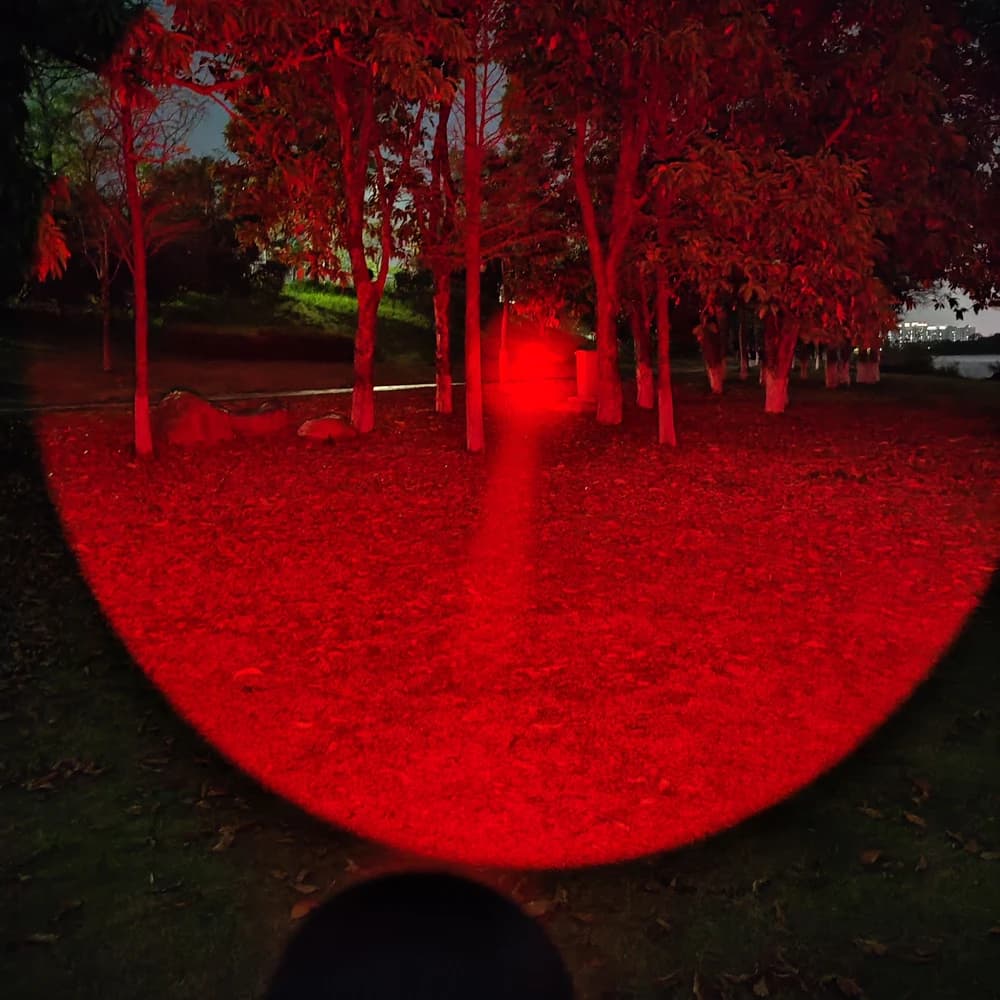 Convoi L21B KR CSLNM1.23 Led lumière rouge 12 groupes haute puissance 21700 Flash torche lumière lon
