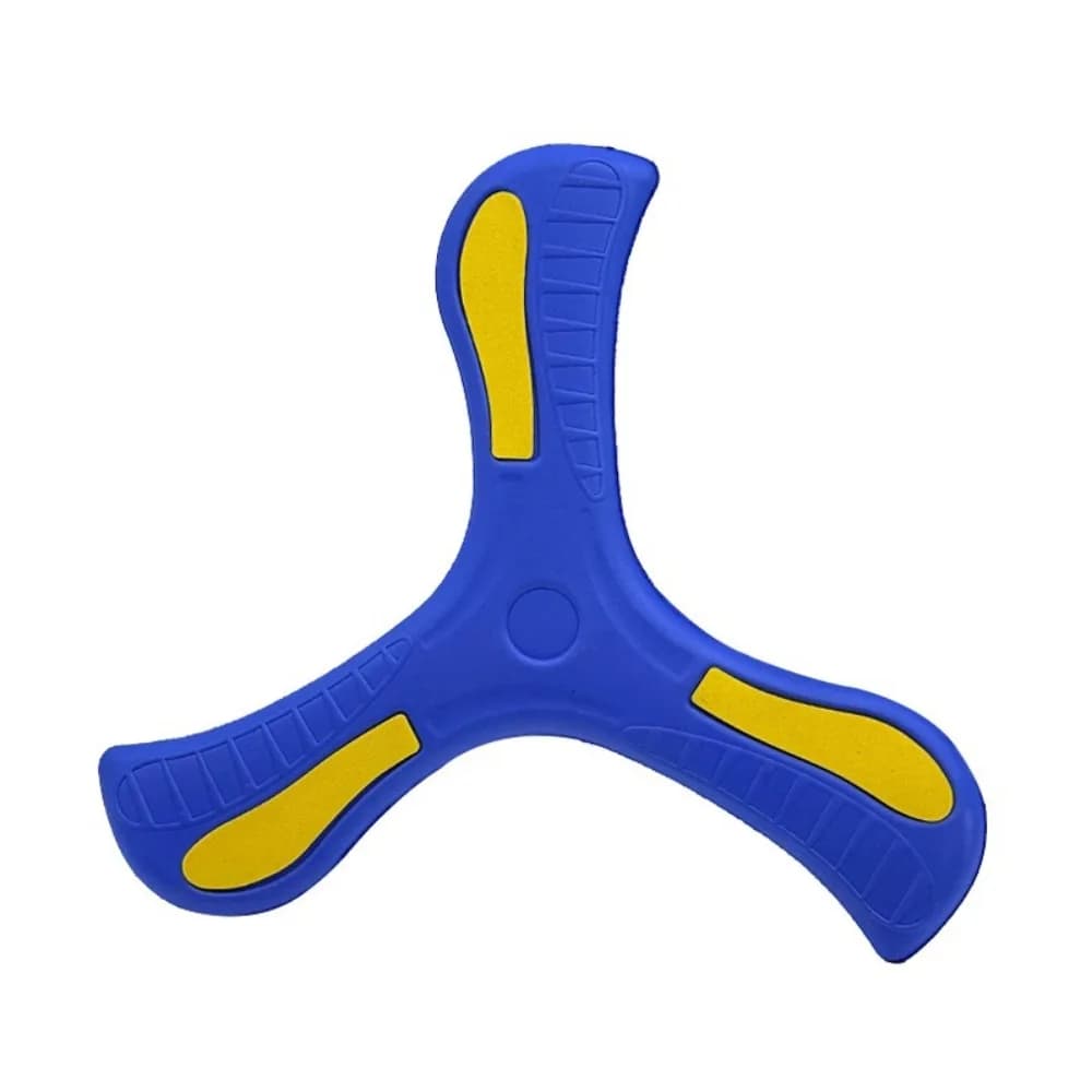 Boomerang lumineux EVA souple interactif 360 degrés retour Spinner trois feuilles croix disque volan