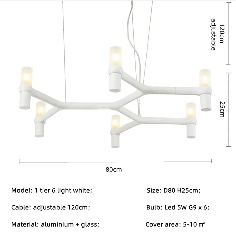 Couronne grand lustre Tube nordique lumière chromée moderne Led Art Designer lumière de luxe pour cu