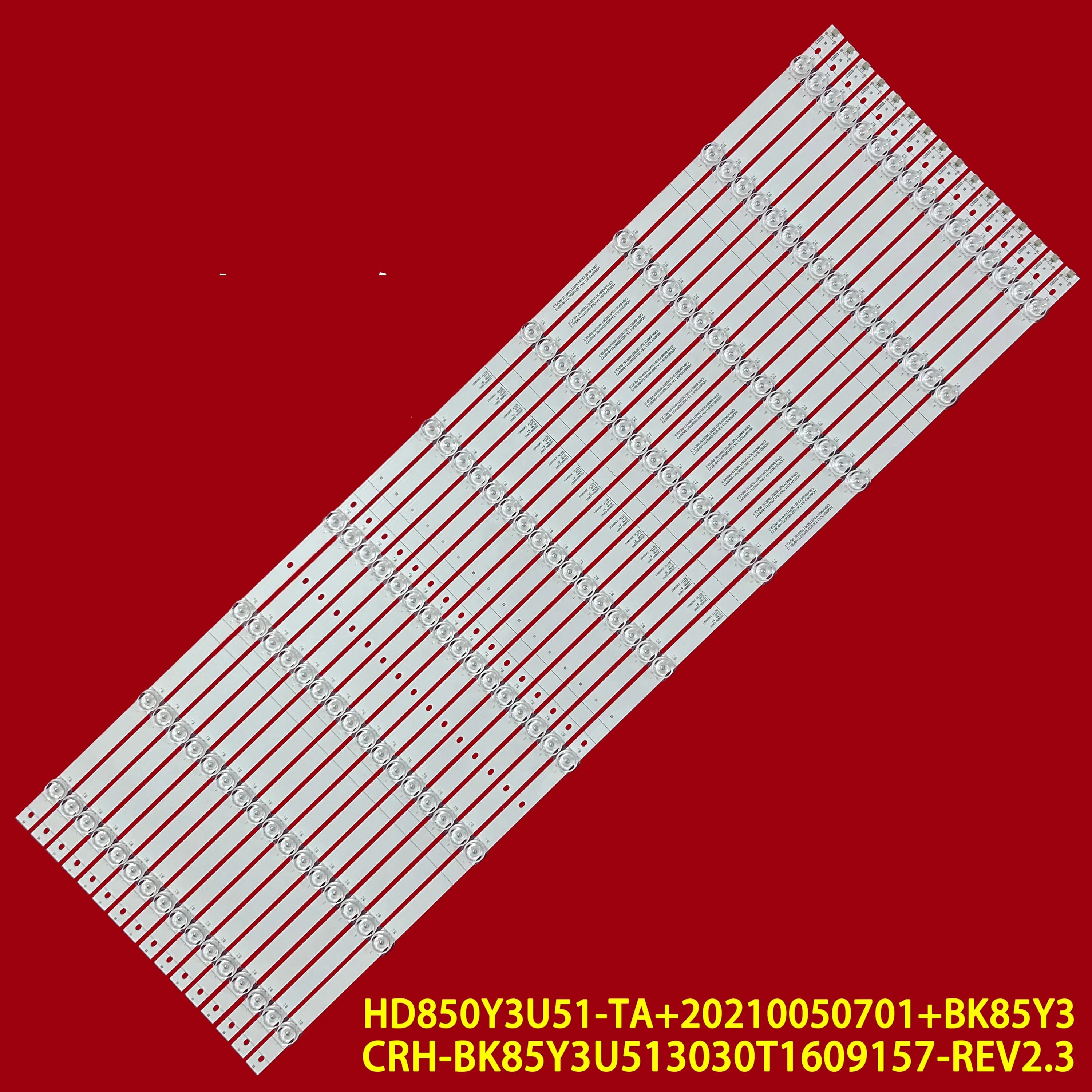 Bande LED pour Hisense 85A7HAU 85A6H 85A7H 85E3G 85A6HAU 85A7H LB8500L V0 HD850Y3U51-TA L1