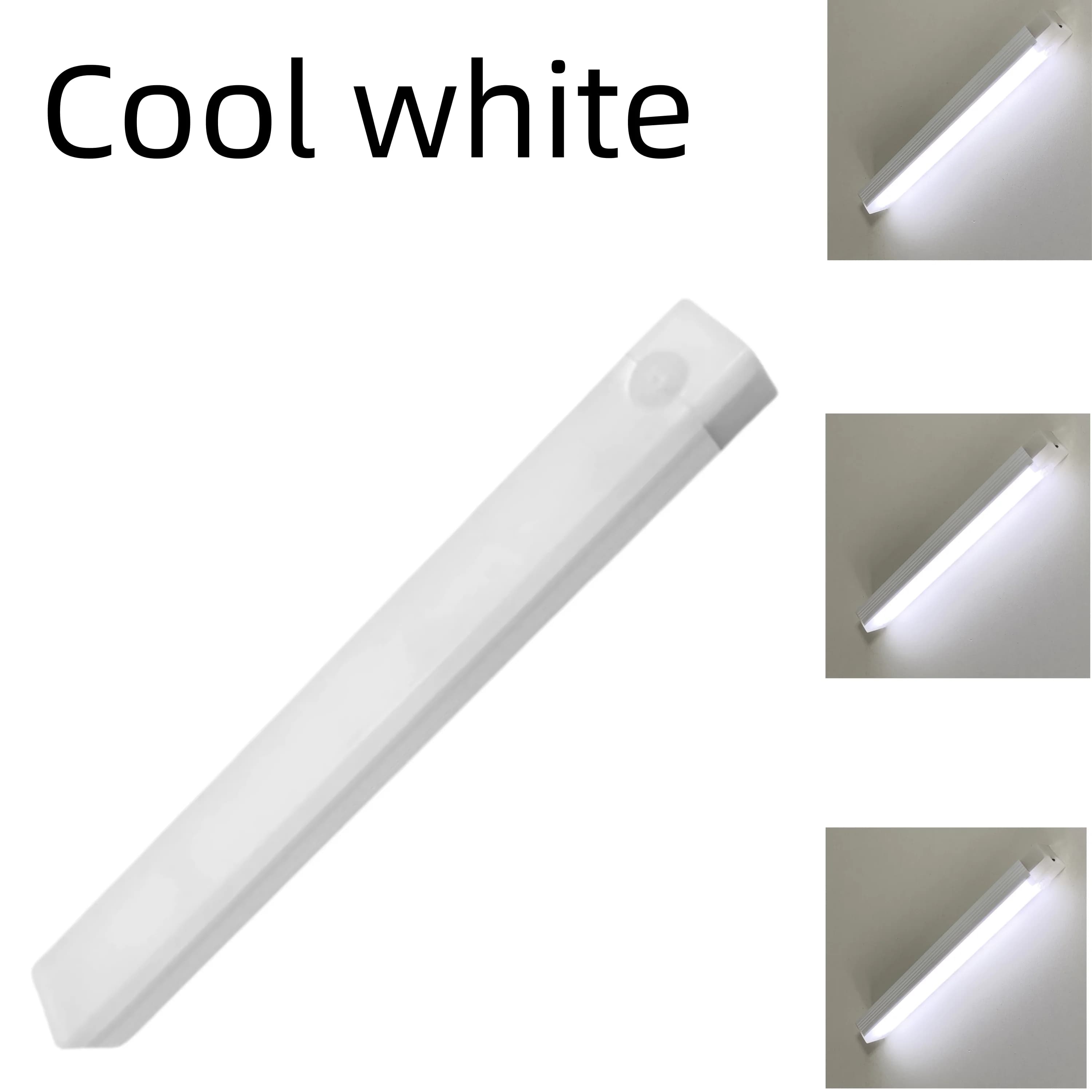 Barre lumineuse LED rechargeable par USB avec détecteur de mouvement, lampe de nuit sans fil à induc