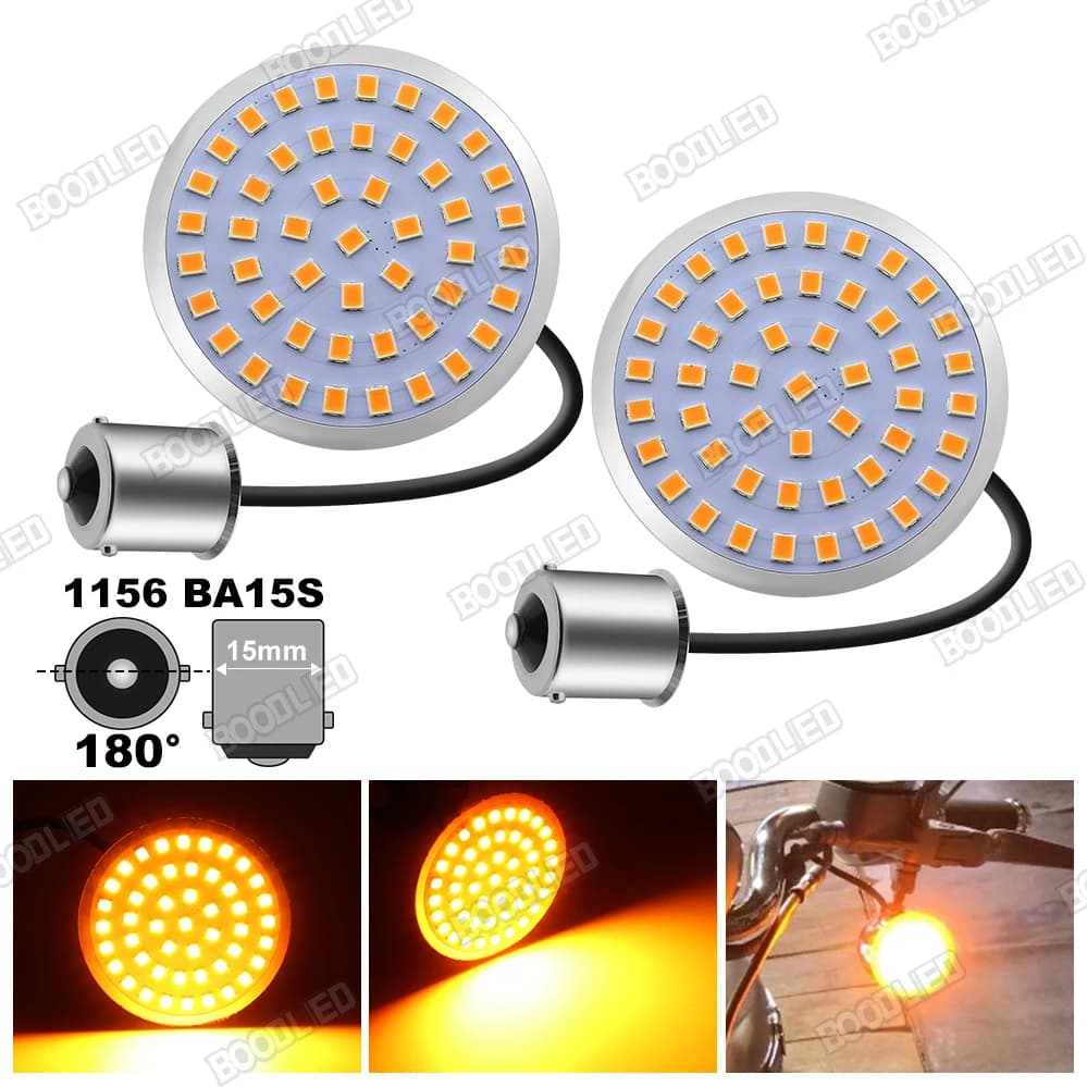 Feux LED pour motos harley 1157 1166, clignotants LED pour Harley Davidson Touring Street Glide Road