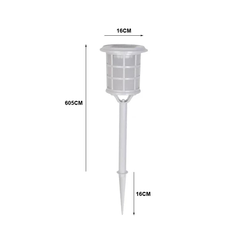 Lampe solaire de sol extérieure, imitation flamme, sans fil, pour jardin, pelouse