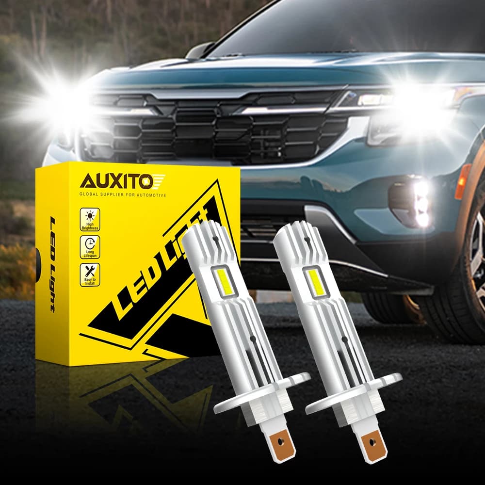 AUXITO erreur gratuit H1 LED Canbus phare ampoule Super lumineux H1 LED antibrouillard voiture phare