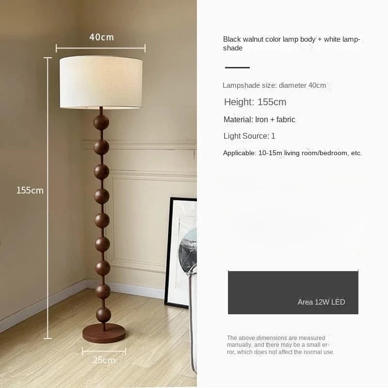 Lampe LED autoportante en bois massif, style médiéval japonais, luminaire décoratif d'intérieur, idé