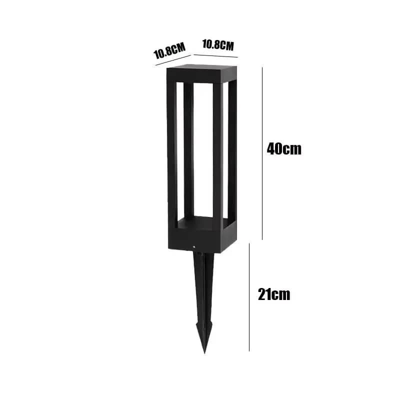 Lampe LED à encastrer dans le sol pour pelouse, design moderne et créatif, pour cour, jardin, villa,