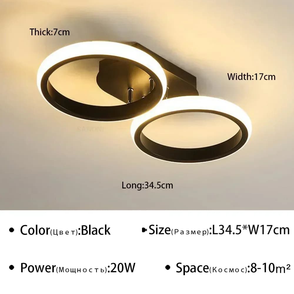 Plafonnier LED moderne, lustres carrés minimalistes pour salon, salle à manger, chambre à coucher, c