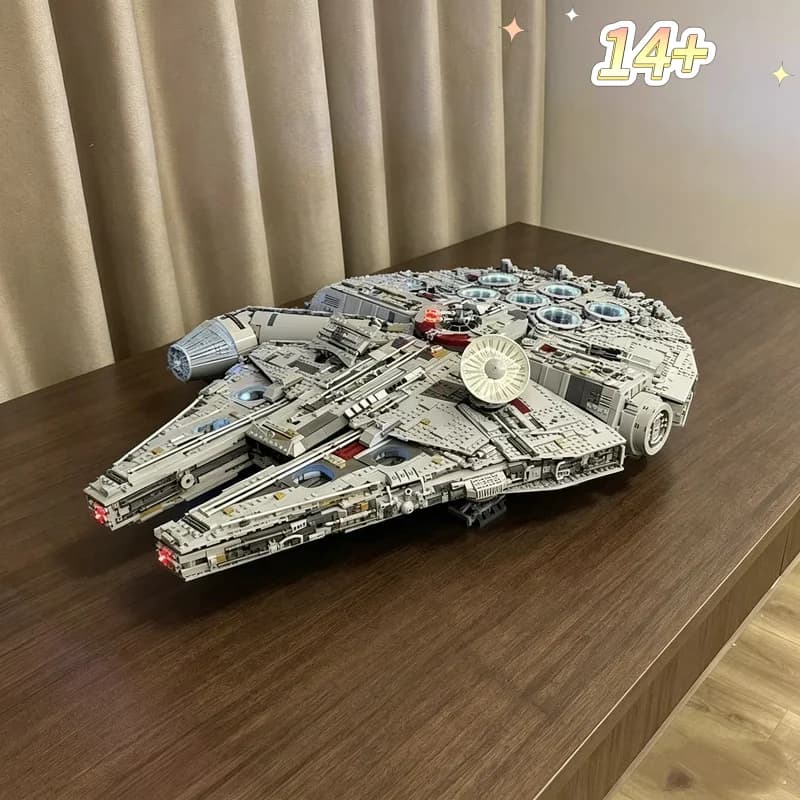 Kit de blocs de construction classiques Space War Plan Big Falcon Millennium, jouets d'assemblage di