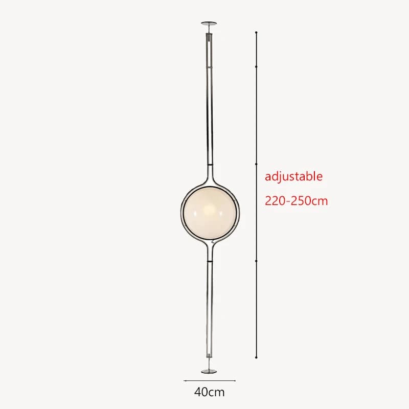 Lampe sur pied LED de designer nordique Garrault Delord, lampe d'angle pour canapé, lampe de salon,