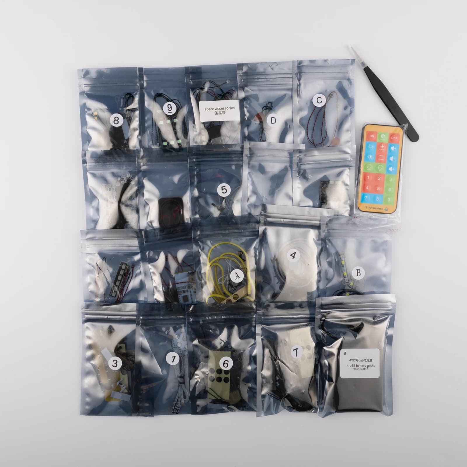 Kit d'éclairage LED compatible avec LEGO Ultimat Falcon Millennium 75192, compatible avec les blocs